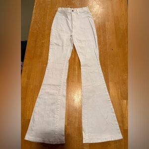 SHEIN White Flare & Wide Leg Jeans
